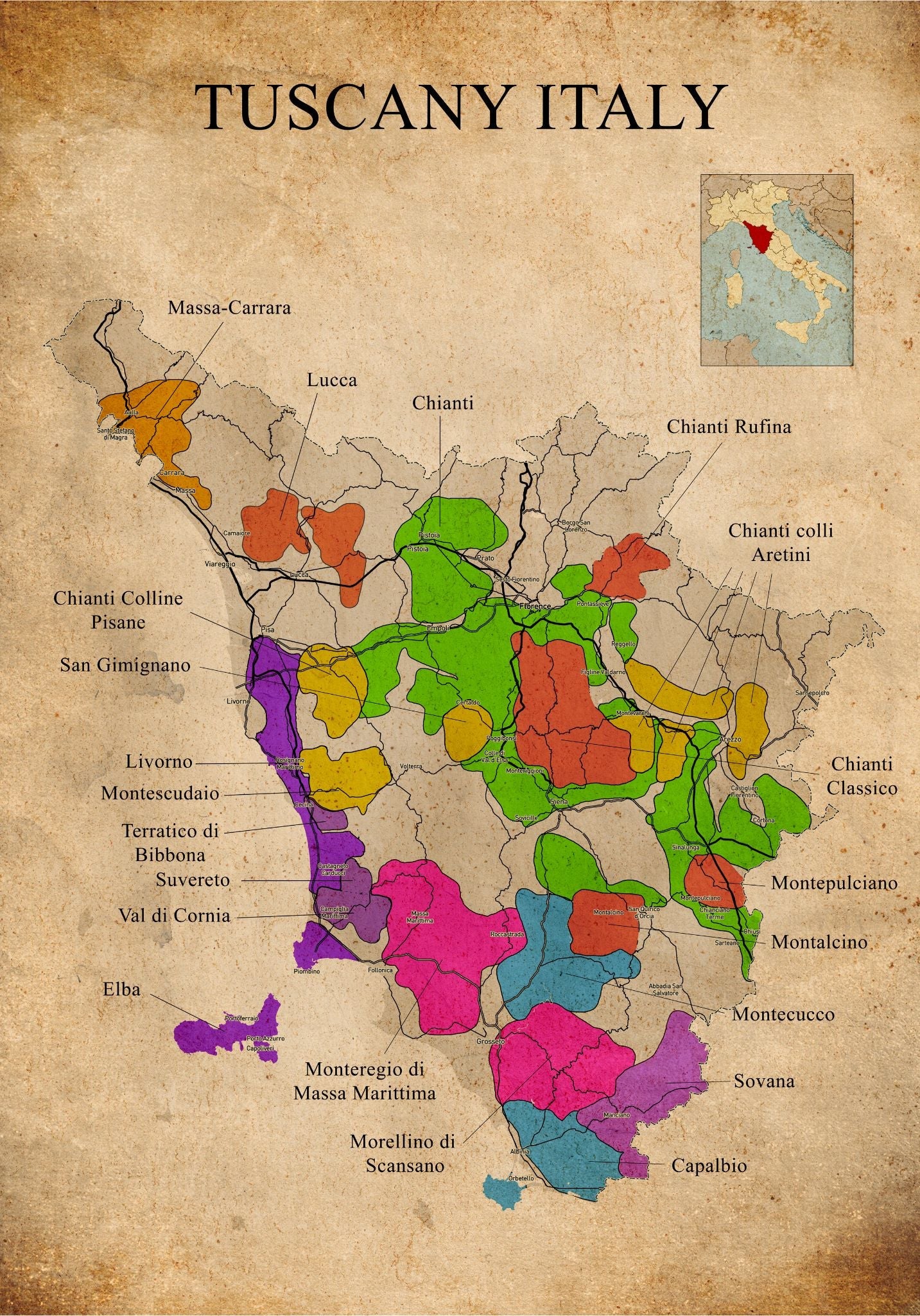 Tuscany Wine Region A Deep Dive into Its History, Grapes, and Wines
