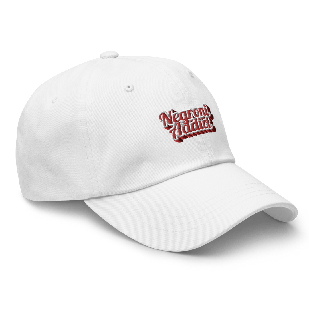 Negroni Addict Dad hat - White - Cocktailored