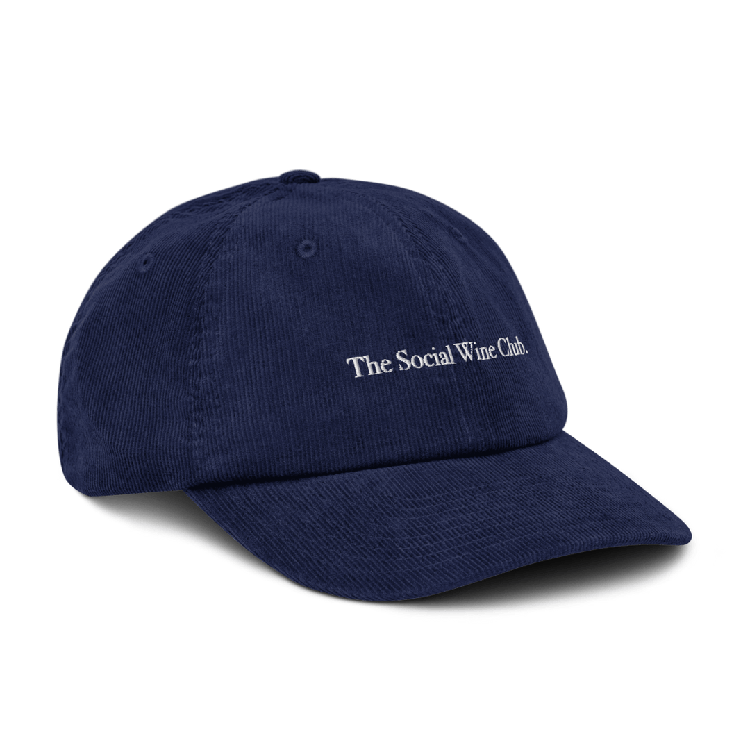 Social Wine Club Corduroy hat - Oxford Navy - Cocktailored