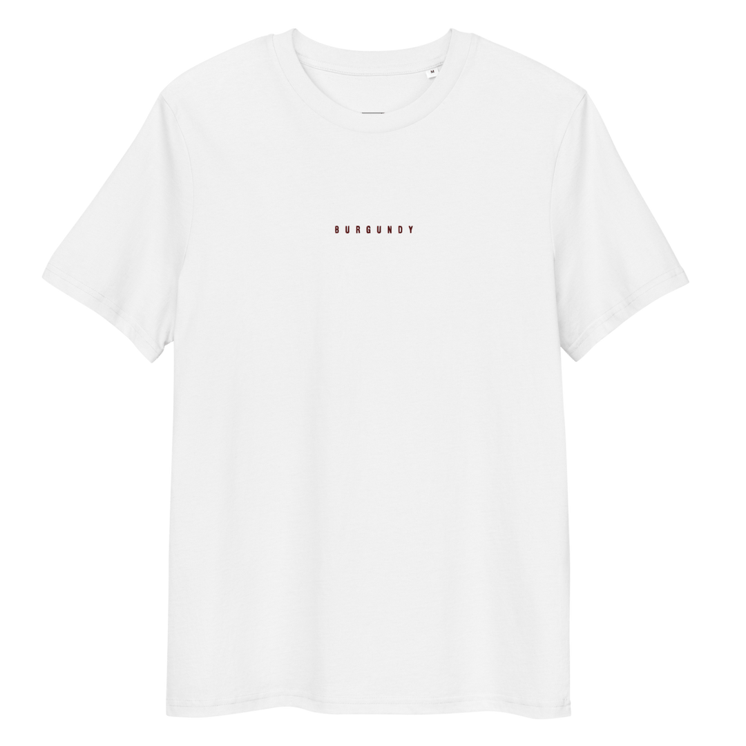 The Burgundy organic t-shirt - White - Cocktailored