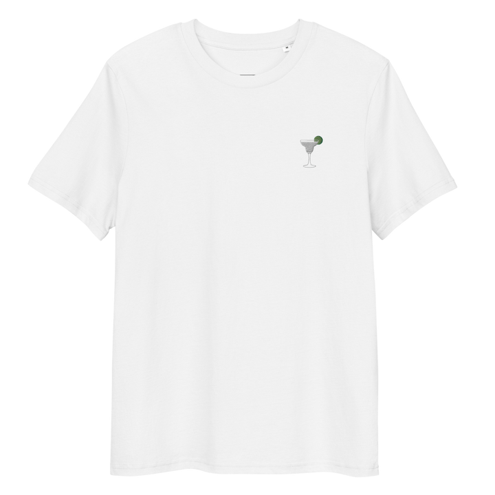 The Margarita Glass organic t-shirt - White - Cocktailored