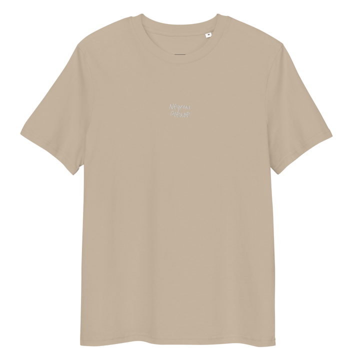 The Negroni Please organic t-shirt - Desert Dust - Cocktailored