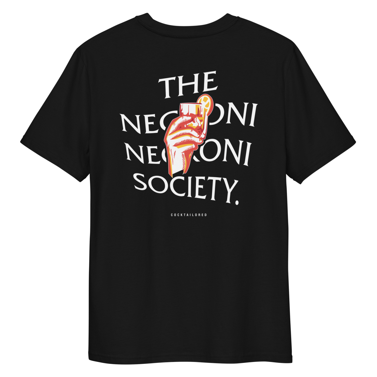 The Negroni Society organic t-shirt