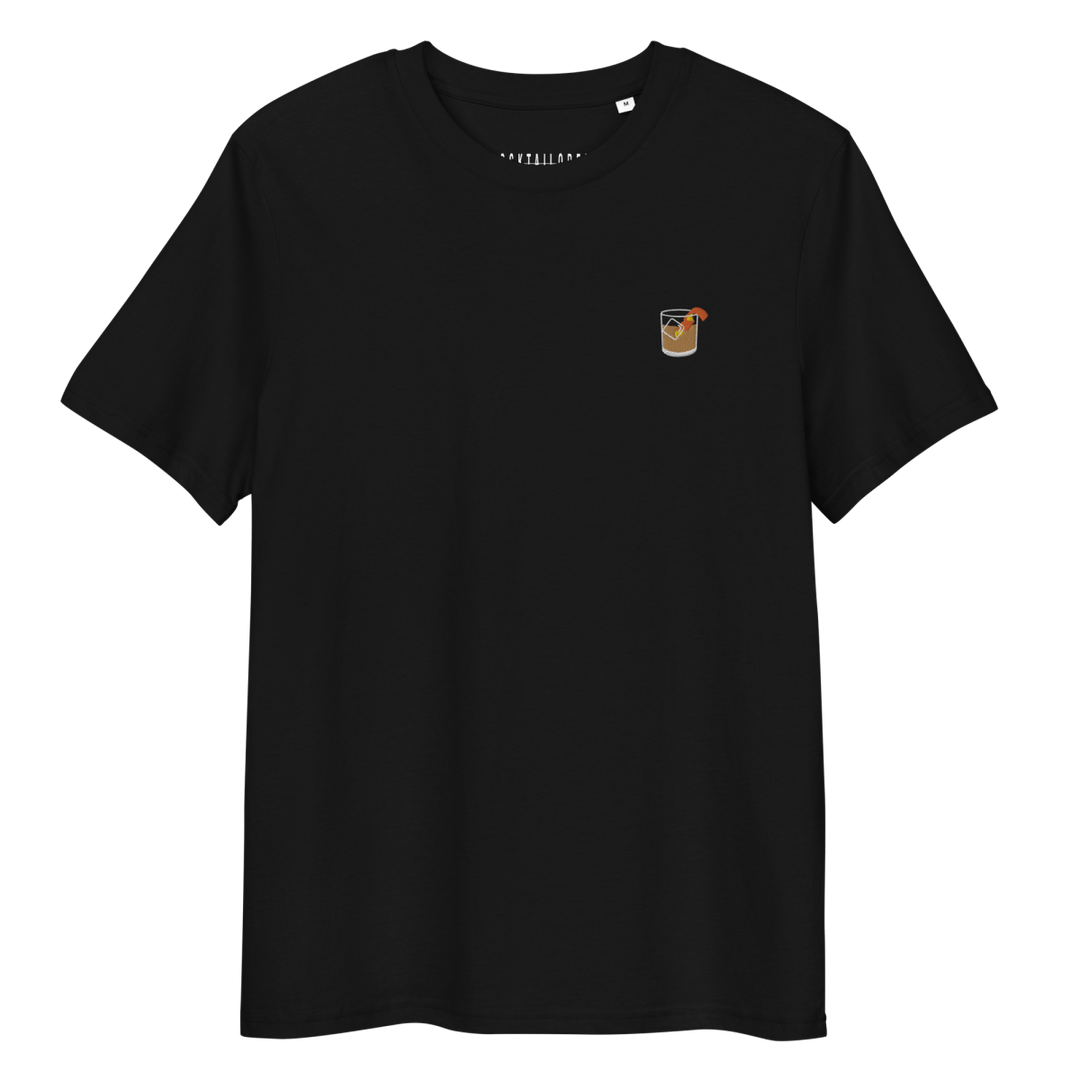 The Old Fashioned Glass organic cotton t-shirt - Black - Cocktailored
