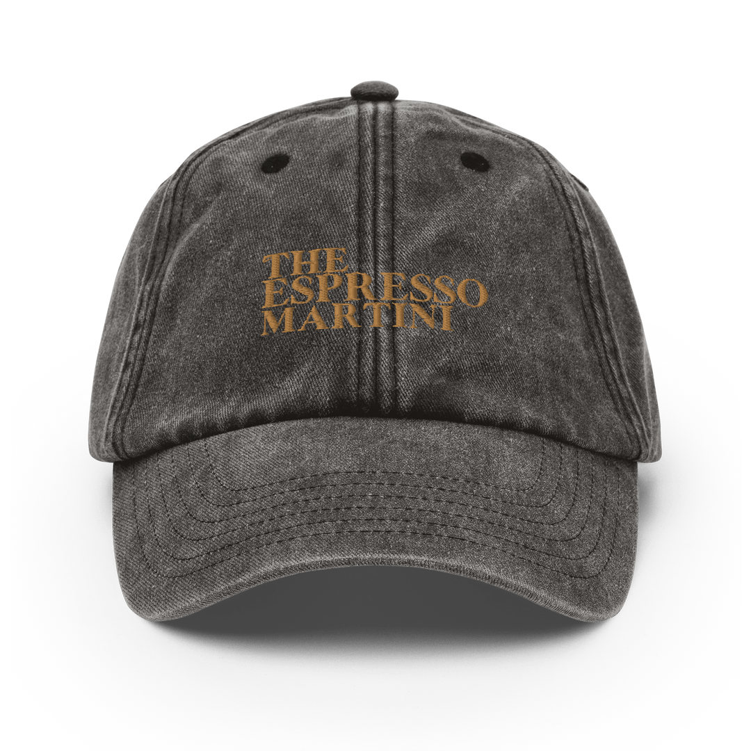 Espresso Martini Vintage Hat Classic Style Meets Cocktail