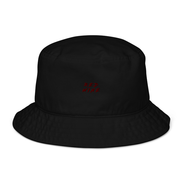 The Red Wine Organic bucket hat - Black - Cocktailored