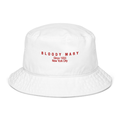 The Bloody Mary 1934 Organic bucket hat - Bio White - - Cocktailored