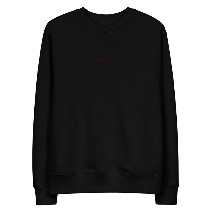 The Bordeaux eco sweatshirt - Black - Cocktailored