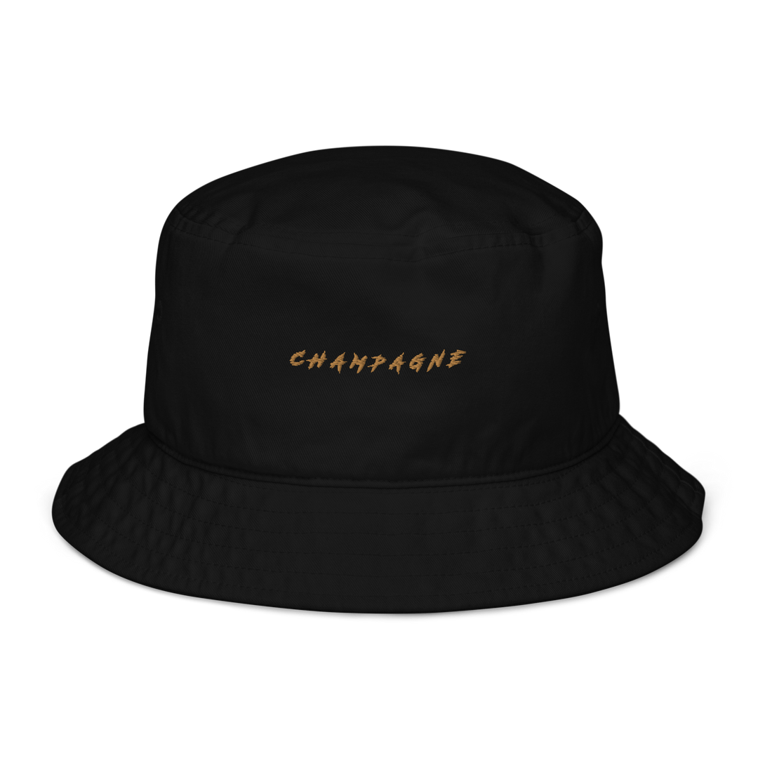 The Champagne Organic bucket hat - Black - Cocktailored