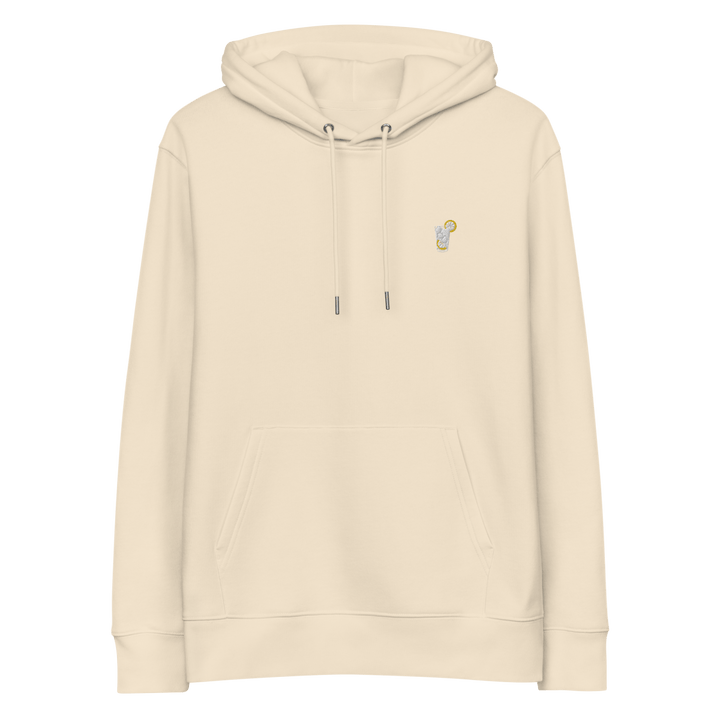 The Gin & Tonic Glass eco hoodie - Desert Dust - Cocktailored