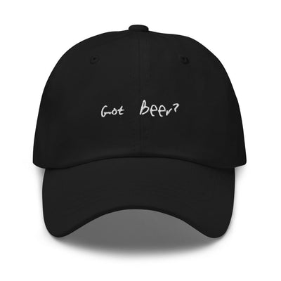 The Got Beer? Dad hat - Black - - Cocktailored