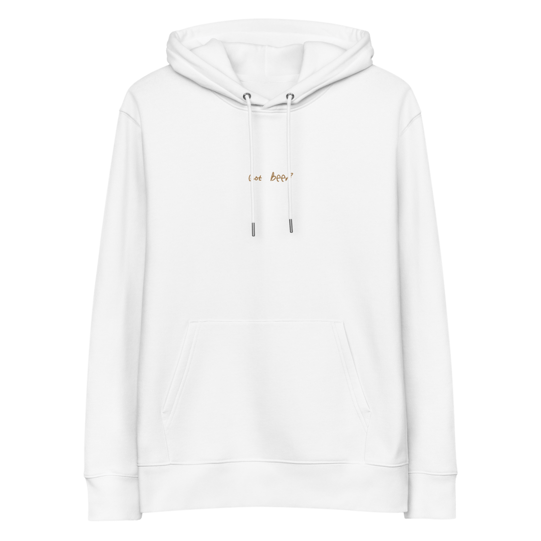 The Got Beer? eco hoodie - White - Cocktailored