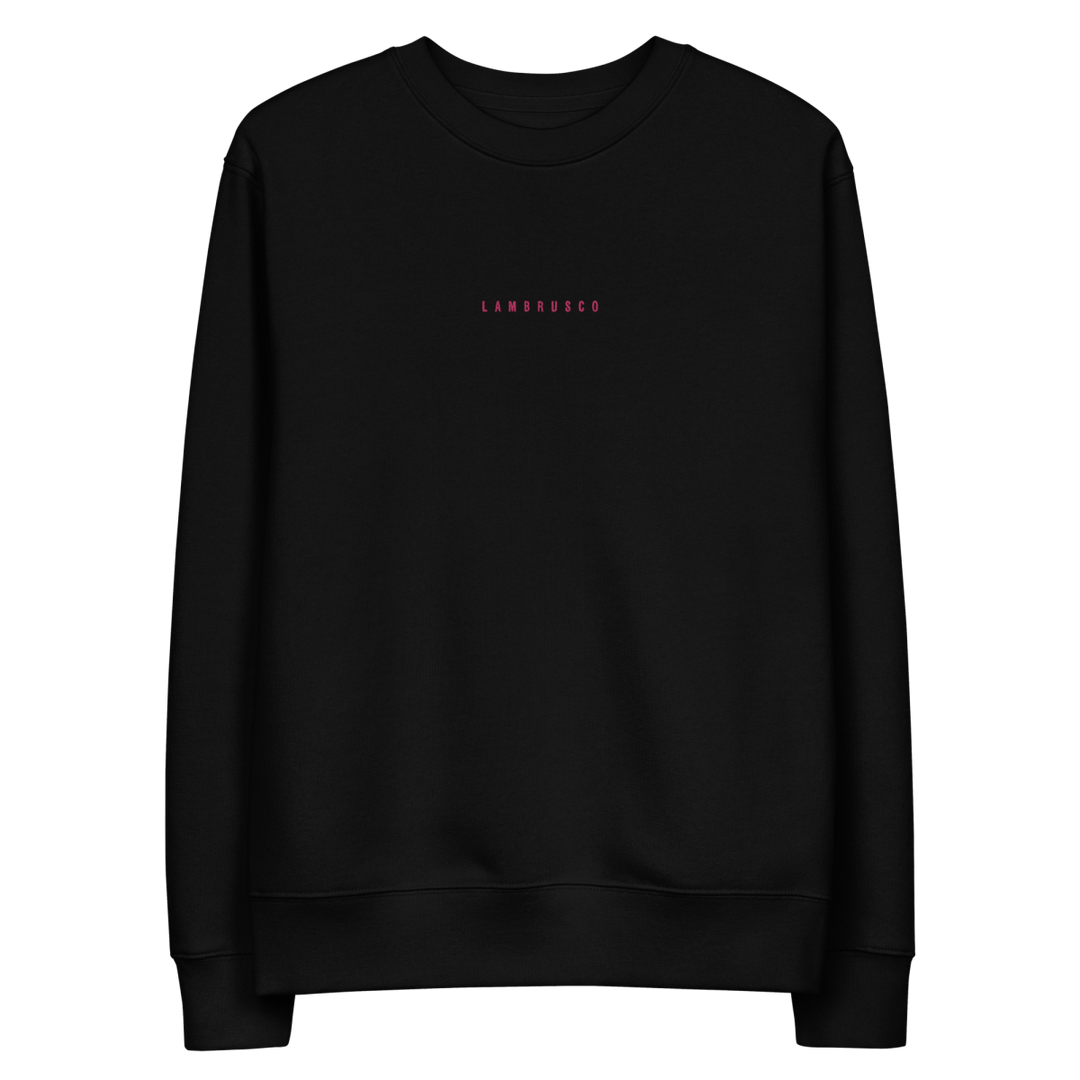 The Lambrusco eco sweatshirt - Black - Cocktailored