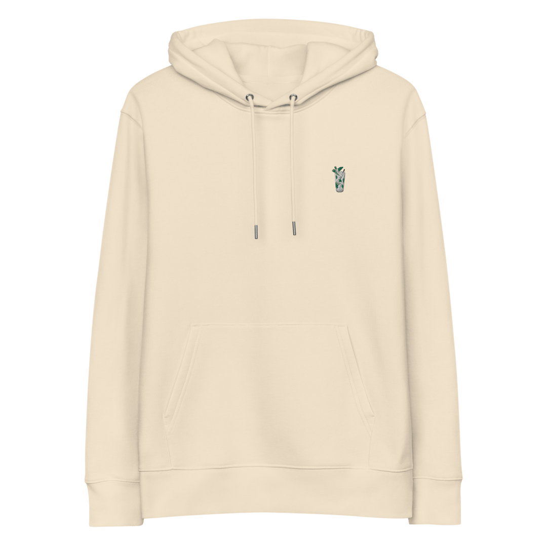 The Mojito Glass eco hoodie - Desert Dust - Cocktailored