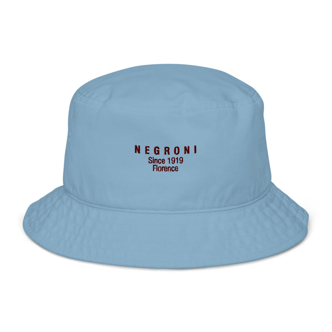 The Negroni 1919 Organic bucket hat - Slate Blue - Cocktailored