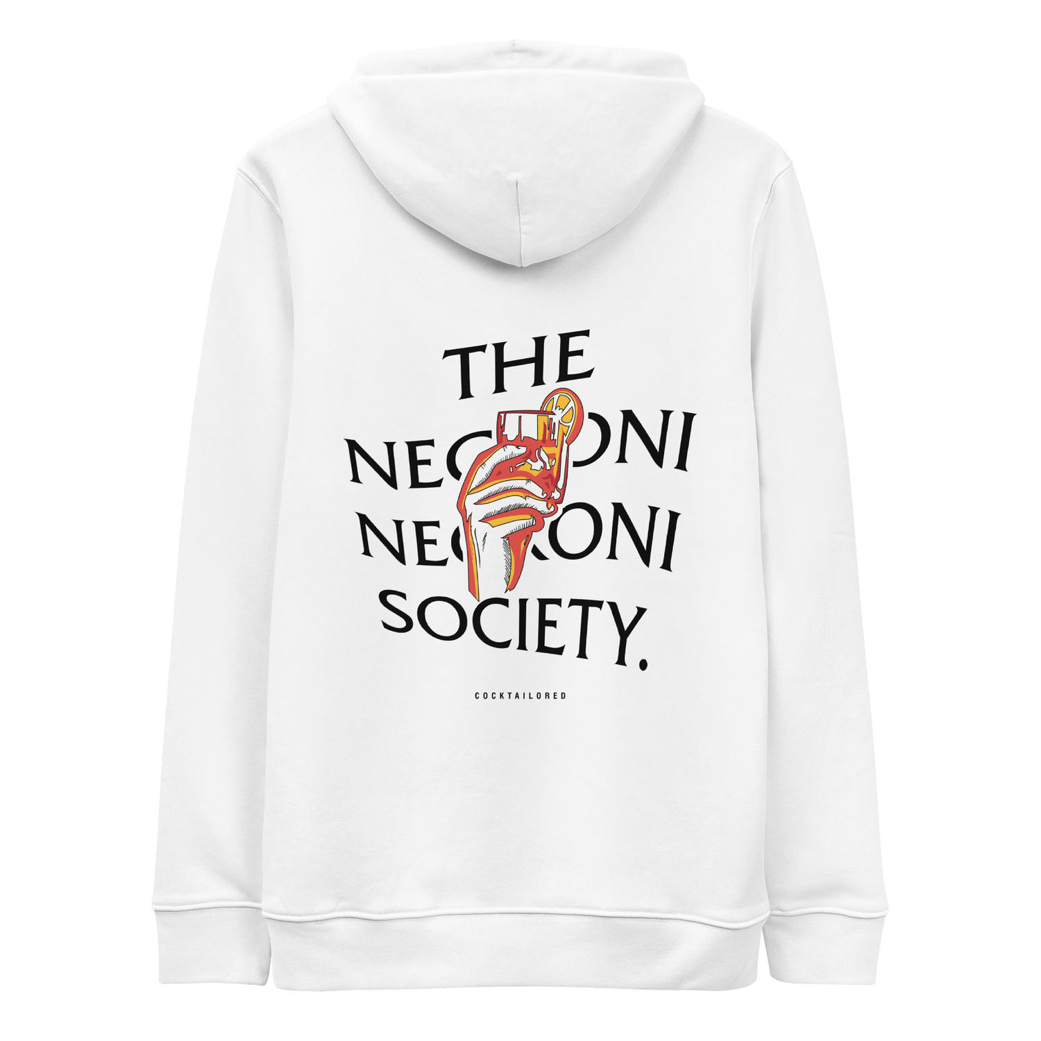 Der Negroni Society Öko-Kapuzenpullover