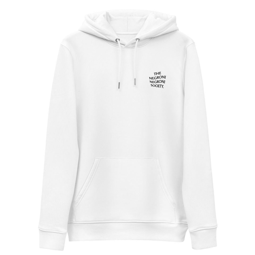 The Negroni Society eco hoodie - Winter Sale - White - Cocktailored
