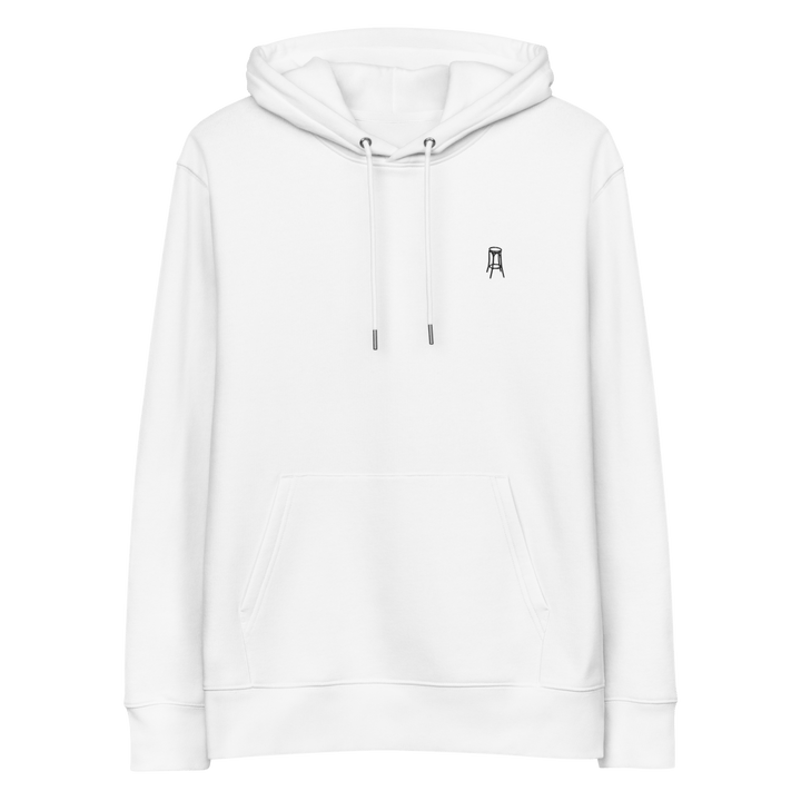 The Negroni Society "The Bar" Eco Hoodie - White - Cocktailored