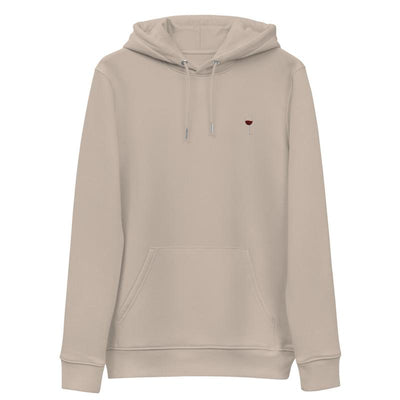 The Red Wine Glass eco hoodie - Desert Dust / S - Cocktailored