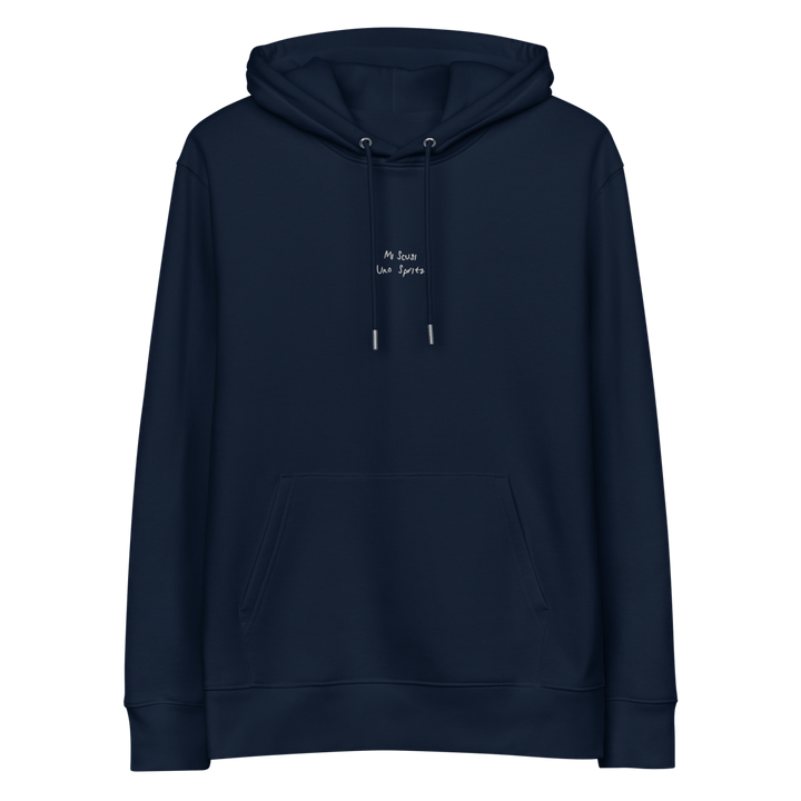 The Scusi Spritz eco hoodie - French Navy - Cocktailored