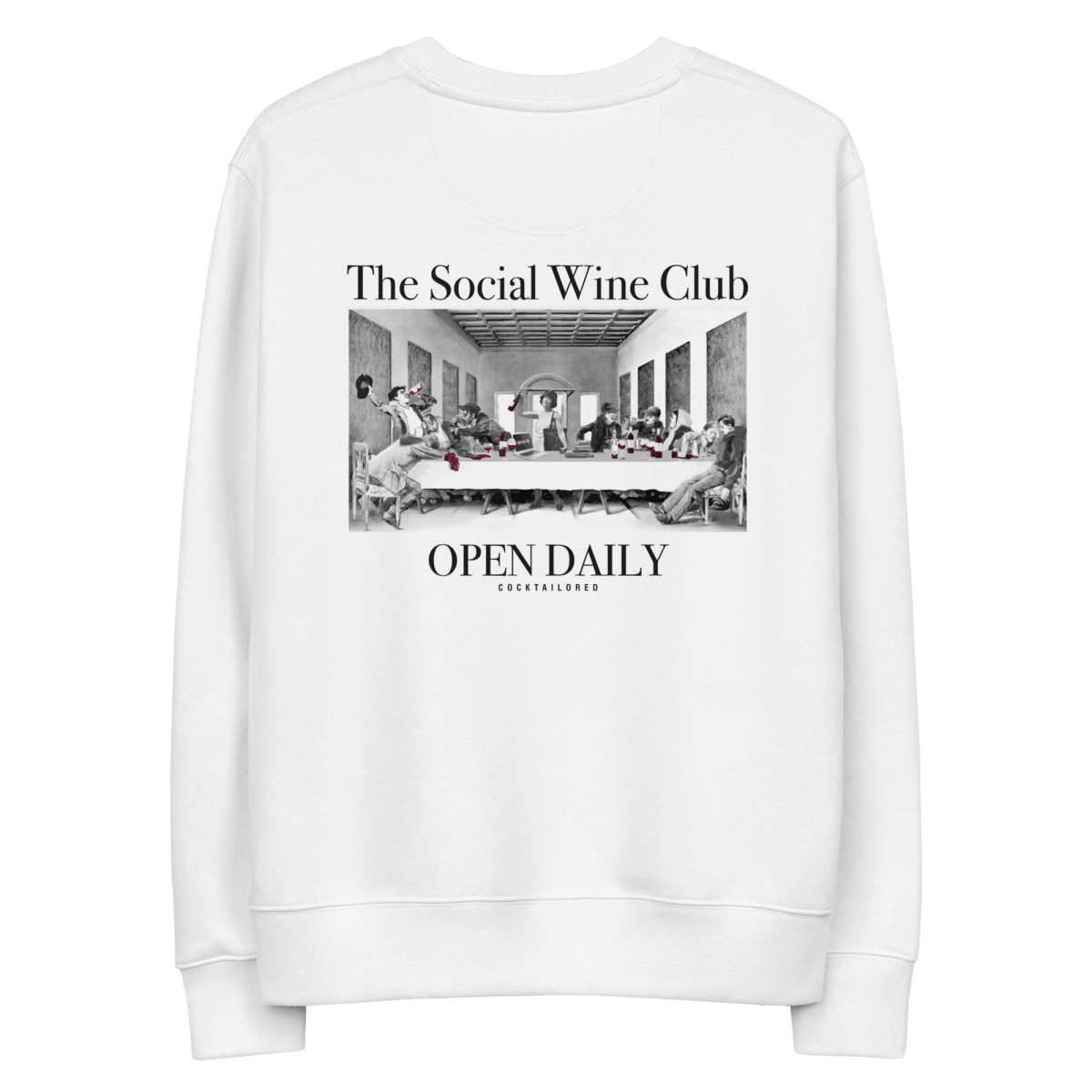 The Social Wine Club. Eco Sweatshirt